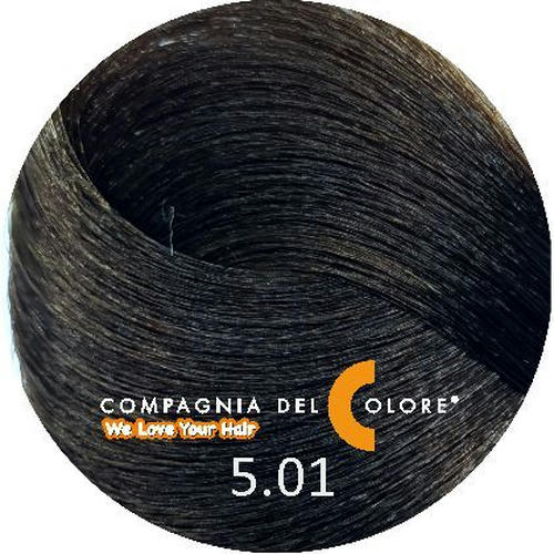 COMPAGNIA DEL COLORE, Стойкая низкоаммиачная краска для волос 5/01, 100 мл