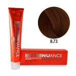 PUNTI DI VISTA, Крем-краска для волос с керамидами Nuance 8.73, 100 мл