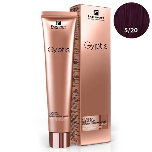 FAUVERT, Перманентный краситель для волос с керамидами А2 Gyptis 5/20, 100 мл
