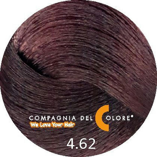 COMPAGNIA DEL COLORE, Стойкая низкоаммиачная краска для волос 4/62, 100 мл