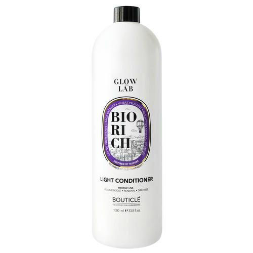 BOUTICLE, Восстанавливающий кондиционер для поддержания объёма Glow Lab Biorich, 1000 мл
