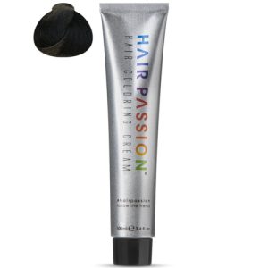 HAIR PASSION, Краска для волос Coloring Cream Natural Collection 4N, 100 мл