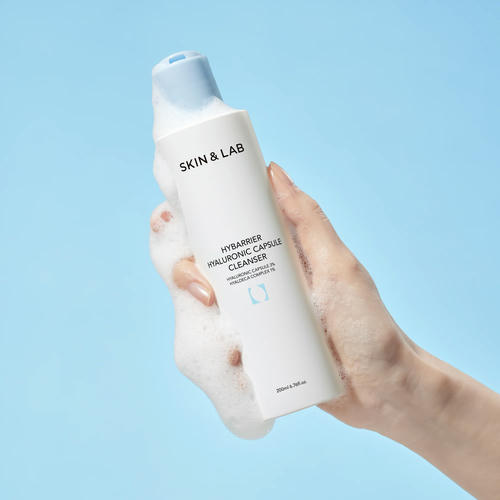 Skin&Lab Очищающее средство с гиалуроновой капсулой Hybarrier Hyaluronic Capsule Cleanser 200мл — изображение 2