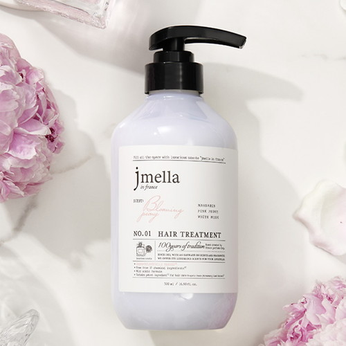 Jmella Парфюмированный кондиционер для всех типов волос In France Blooming Peony Hair Treatment 500 мл — изображение 2