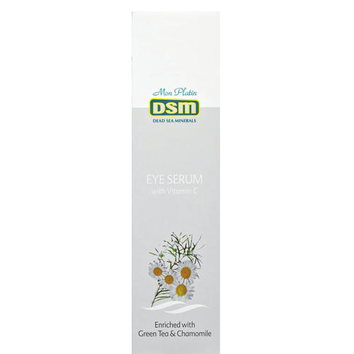 Mon Platin DSM Сыворотка для глаз с витамином С Eye Serum with Vitamin C Enriched with Green Tea & Chamomile 30мл — изображение 2