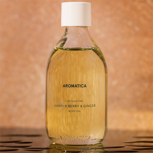 Aromatica Массажное масло для тела с можжевельником и имбирем Juniper Berry Trimming Massage & Body Oil 100 мл — изображение 2