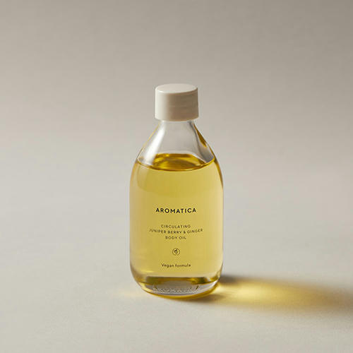 Aromatica Массажное масло для тела с можжевельником и имбирем Juniper Berry Trimming Massage & Body Oil 100 мл — изображение 3