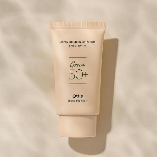 Ottie Солнцезащитный серум для чувствительной кожи SPF 50 Green Shield On Sun Serum 60мл — изображение 2