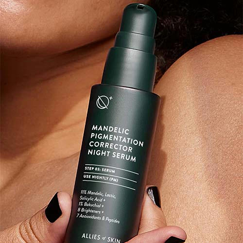 Allies of Skin Ночная сыворотка против пигментации Mandelic Pigmentation Corrector Night Serum 30мл — изображение 3