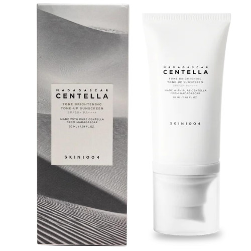 Skin1004 Осветляющий солнцезащитный крем SPF 50 Madagascar Centella Tone Brightening Tone-Up Sunscreen 50мл