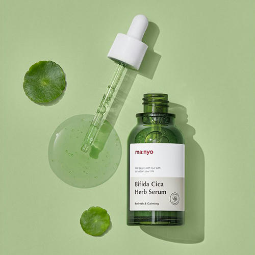 Manyo Успокаивающая сыворотка против воспалений Bifida Cica Herb Serum 50мл — изображение 3