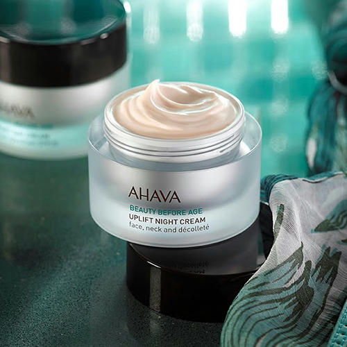Ahava Ночной лифтинг крем для лица, шеи и зоны декольте Beauty Before Age Uplift Night Cream 50мл — изображение 4