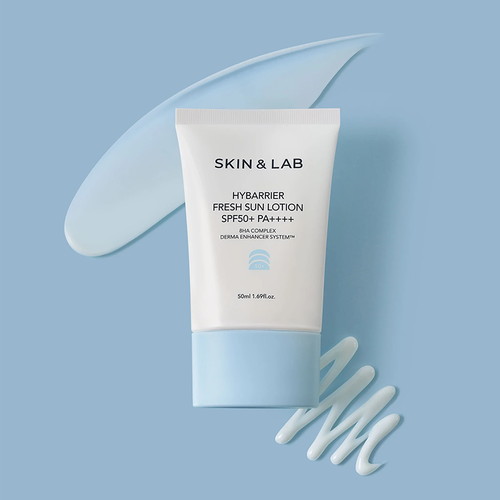 Skin&Lab Увлажняющий солнцезащитный крем SPF 50 Hybarrier Fresh Sun Lotion 50мл — изображение 2
