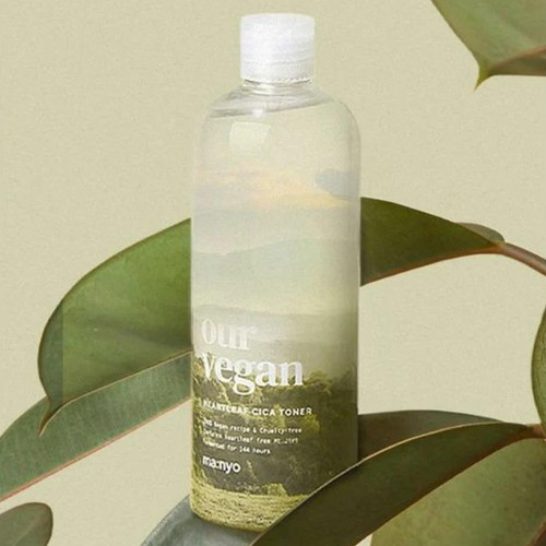 Manyo Веганский успокаивающий тоник Our Vegan Heartleaf Cica Toner 400 мл — изображение 3