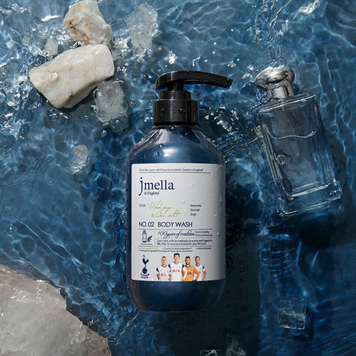 Jmella Парфюмированный гель для душа In England Wood Sage & Sea Salt Body Wash 500 мл — изображение 3