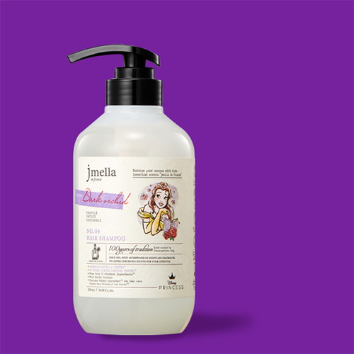 Jmella Парфюмированный шампунь для волос In France Disney Dark Orchid Hair Shampoo 500 мл — изображение 2