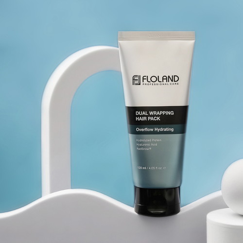 Floland Увлажняющая маска для волос Overflow Hydrating Dual Wrapping Hair Pack 120 мл — изображение 2