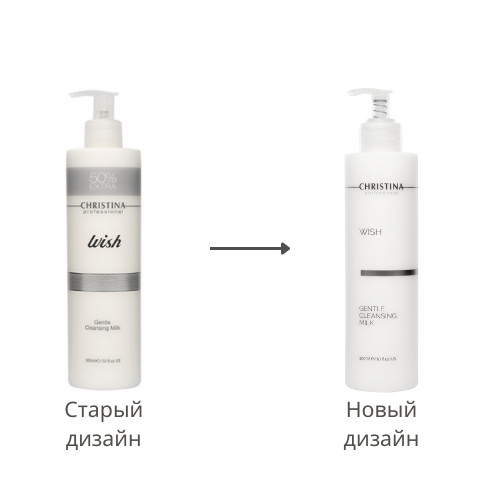 Christina Нежное очищающее молочко Wish Gentle Cleansing Milk 300мл — изображение 2