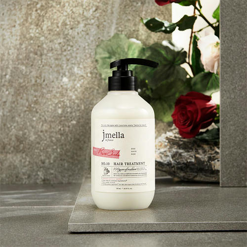 Jmella Парфюмированный кондиционер для всех типов волос In France Rose Suede Hair Treatment 500 мл — изображение 3