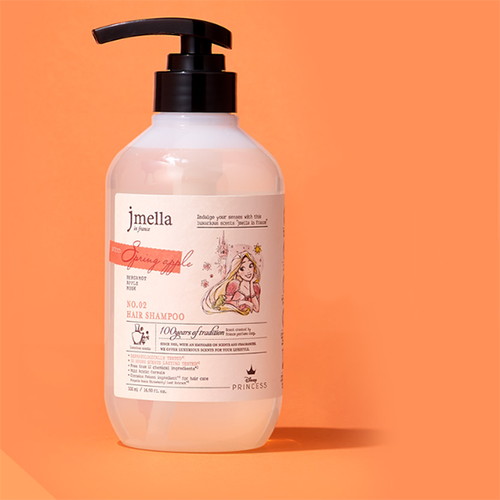 Jmella Парфюмированный шампунь для волос In France Disney Spring Apple Hair Shampoo 500 мл — изображение 2