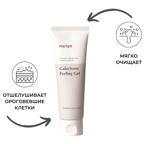 Manyo Энзимная пилинг-скатка с галактомисисом Galactomy Peeling Gel 75мл — изображение 2
