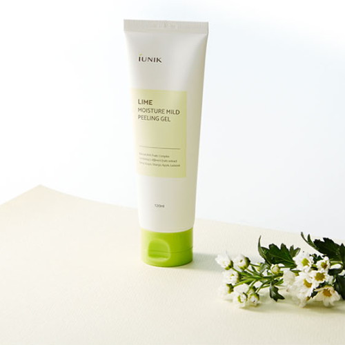 Iunik Мягкий увлажняющий пилинг-гель с AHA-кислотами Lime Moisture Mild Peeling Gel 120гр — изображение 3