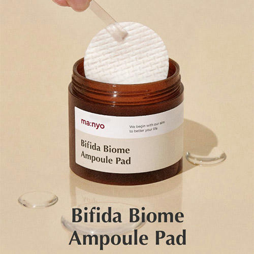 Manyo Отшелушивающие пэды с бифидокомплексом Bifida Biome Ampoule Pad 70 шт — изображение 3