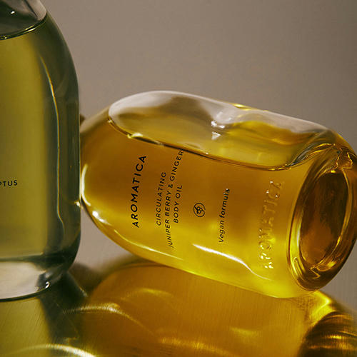 Aromatica Массажное масло для тела с можжевельником и имбирем Juniper Berry Trimming Massage & Body Oil 100 мл — изображение 5