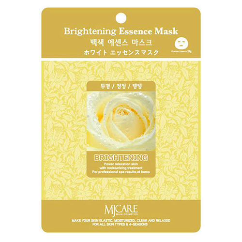Mijin Care Маска тканевая для лица осветляющая Brightening Essence Mask 23г