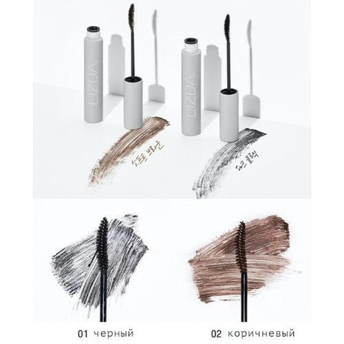 Lizda Тушь для ресниц коричневая 02 Quick&long Curling mascara 8 гр — изображение 2