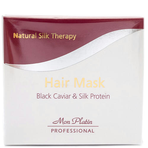 Mon Platin Professional Протеиновая маска для волос Black Caviar Hair Mask 500 мл — изображение 2