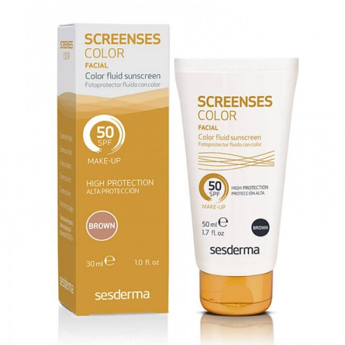 SCREEN SES - Солнцезащитное тональное средство СЗФ 50 БРАУН, 10г (MD)