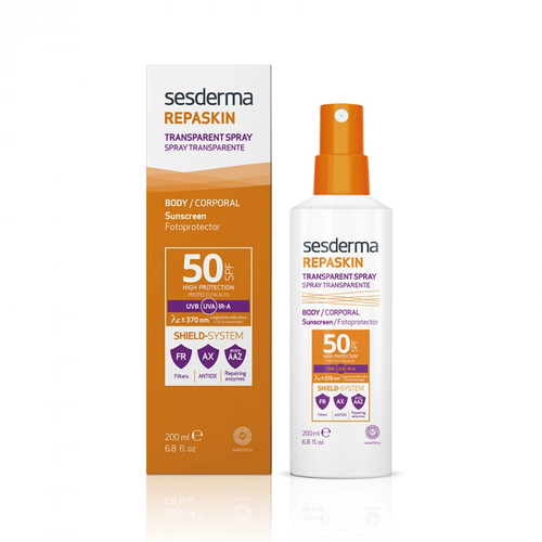 REPASKIN - солнцезащитный прозрачный спрей СЗФ 50 (200мл), Sesderma (Сесдерма)