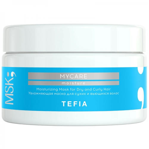 TEFIA, Увлажняющая маска для сухих и вьющихся волос Moisture Mycare, 250 мл