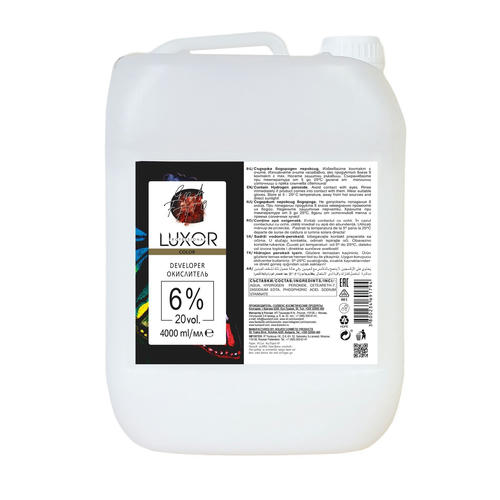 LUXOR, Окислитель для волос 6% Color, 4000 мл
