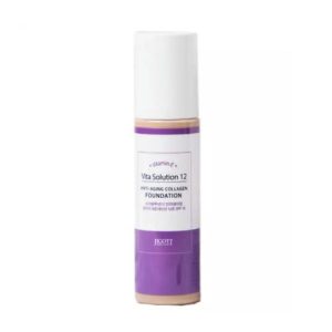 JIGOTT, Тональный крем Vita Solution 12 Anti-Aging Collagen Foundation № 21, 100 мл