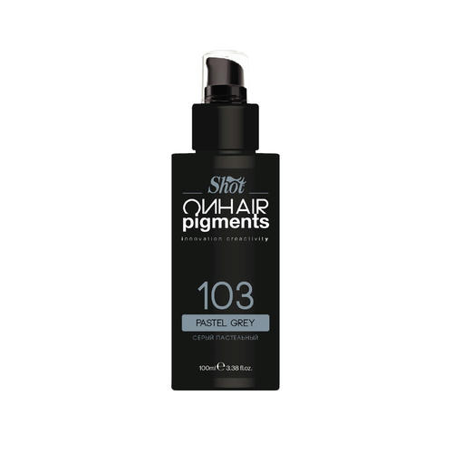 SHOT, Пастельные пигменты для тонирования волос On Hair Pigments Серый, 100 мл