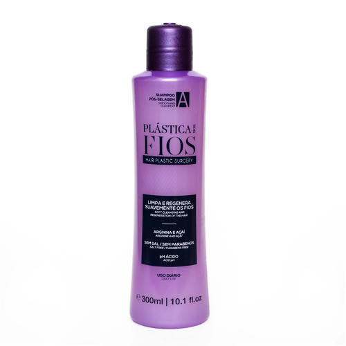 CADIVEU, Разглаживающий шампунь Smoothing Shampoo Plastica Dos Fios, 300 мл