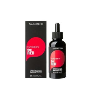 SELECTIVE, Ультраконцентрированные чистые пигменты для окрашивания волос The Pigments Red, 80 мл