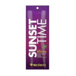 SOLEO, Темный крем-бронзатор для загара Sunset Time Basic, 15 мл