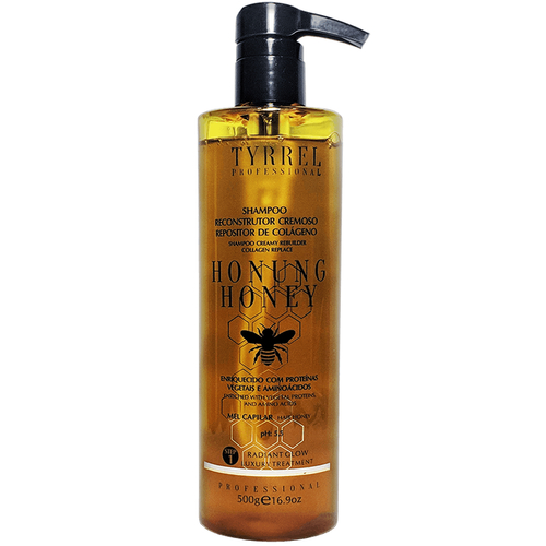 TYRREL, Восстанавливающий шампунь с коллагеном Honey Shampoo Reconstrutor Cremosa Шаг №1, 250 мл