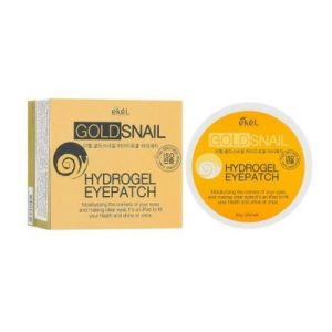 EKEL, Гидрогелевые патчи под глаза с муцином улитки и золотом Hydrogel Eye Patch Gold Snail, 60 шт/уп