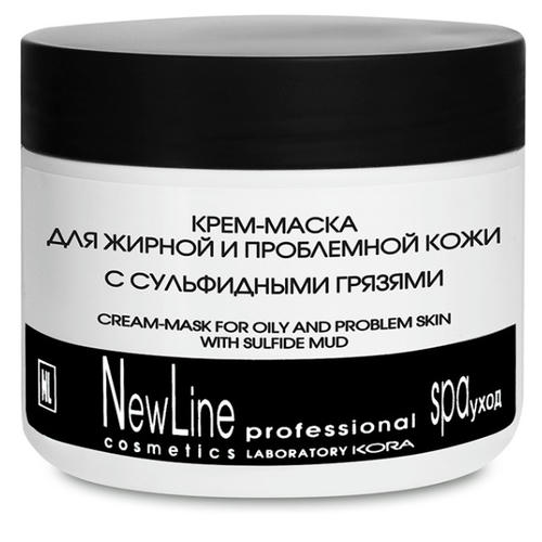 NEW LINE, Крем-маска для жирной и проблемной кожи с сульфидными грязями, 300 мл