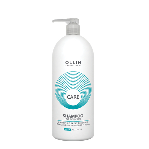 OLLIN, Шампунь для ежедневного применения для волос и тела Ollin Care, 1000 мл
