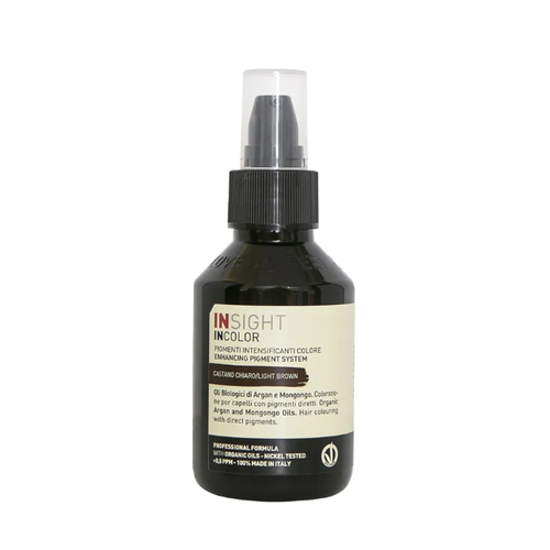 INSIGHT, Прямой пигмент для окрашивания волос Incolor Pigment Light Brown, 100 мл — изображение 2
