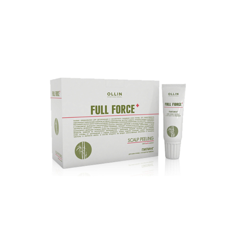 OLLIN, Сыворотка успокаивающая для чувствительной кожи головы Full Force, 10х15 мл