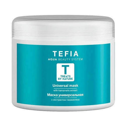 TEFIA, Маска универсальная с экстрактом гамамелиса Treats By Nature, 500 мл