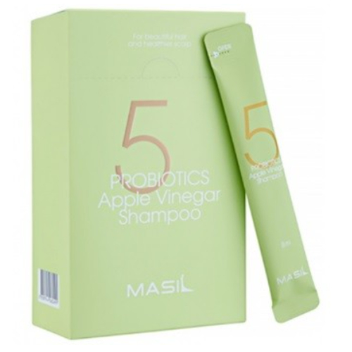 MASIL, Шампунь с 5 видами пробиотиков и яблочным уксусом 5 Probiotics Apple Vinegar Shampoo, 20*8 мл