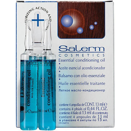 SALERM, Легкое масло-кондиционер для волос Essential Conditioning Oil, 1х4х13 мл