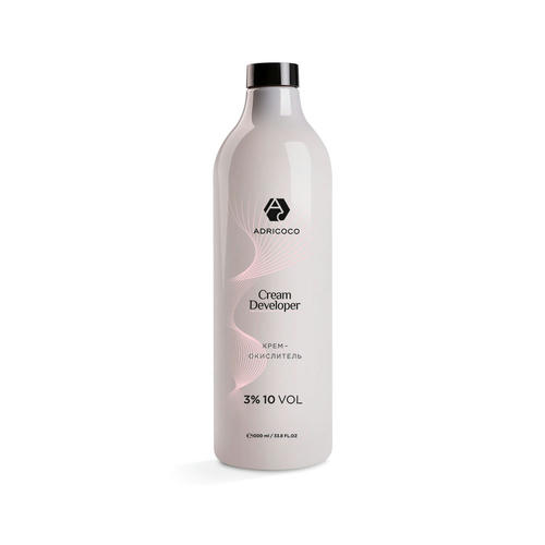 ADRICOCO, Крем-окислитель Cream Developer 3%, 1000 мл